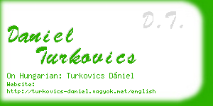 daniel turkovics business card